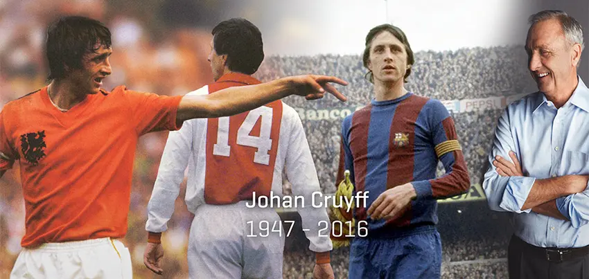 O LEGADO DE JOHAN CRUYFF FERVE NA CHAMPIONS LEAGUE